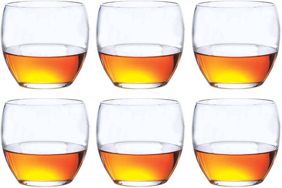 Luminarc 12x Stuks Waterglazen/sapglazen Versailles 350 Ml Drinkglazen