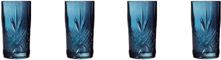 Luminarc Longdrinkglas Salzburg Blauw 380 Ml 4 Stuks