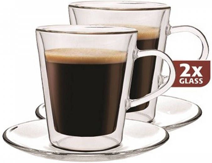 Maxxo Doppioglazen Dubbelwandig, Set Van 2