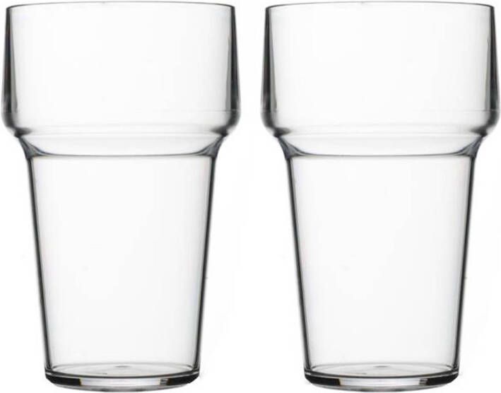 Mepal Flow bierglas (Ø7,4 cm) (set van 2) (kunststof)