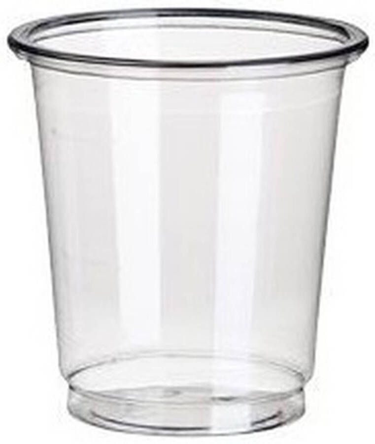 Merkloos 80x Pla Transparante Shotglazen 40 Ml Shotglaasjes