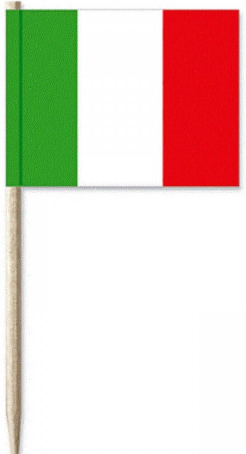Merkloos Cocktailprikkers Italie 150x Stuks Cocktailprikkers