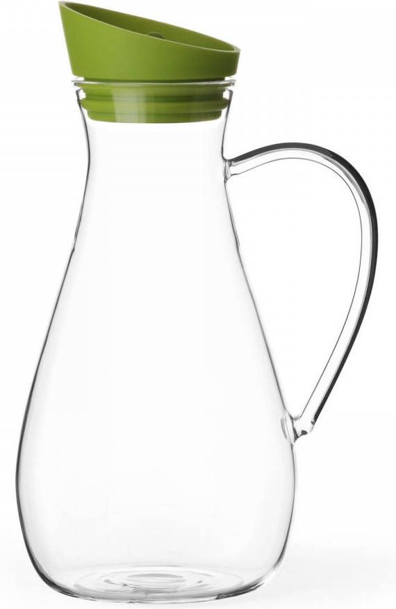 Vepa Bins Viva Karaf Infusion 1, 5 Liter Glas Transparant/groen