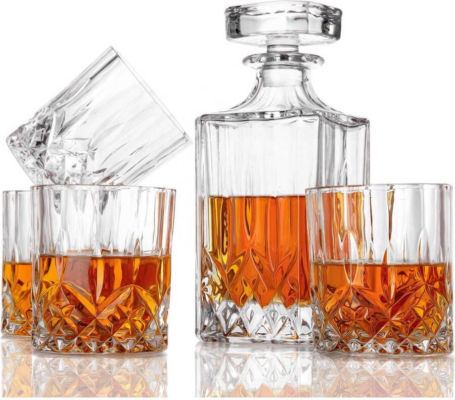 Niceey Whiskeyset Set Van 5 Glas