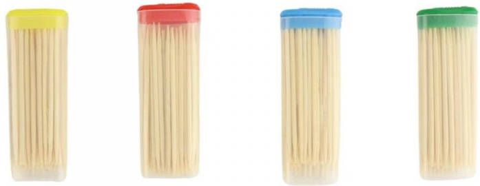 Orange85 Cocktailprikkers Hout Voordeelverpakking 4x80 Stuks 6.5 Cm