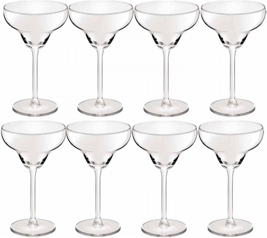 Royal Leerdam 12x Cocktailglazen Transparant 300 Ml Margarita Cocktailglazen
