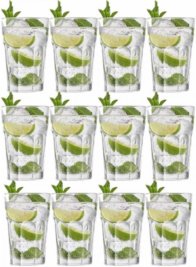 Royal Leerdam 16x Drinkglazen/waterglazen Transparant 440 Ml Oban Drinkglazen