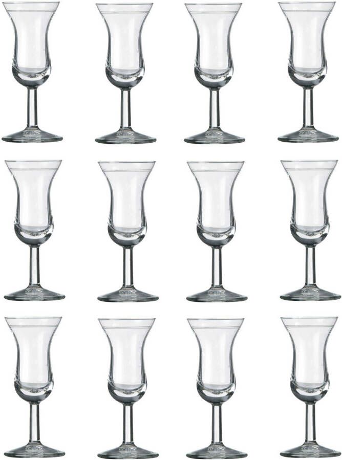 Royal Leerdam Borrelglas Intermezzo 615617 5 Cl Transparant 12 Stuk(s )