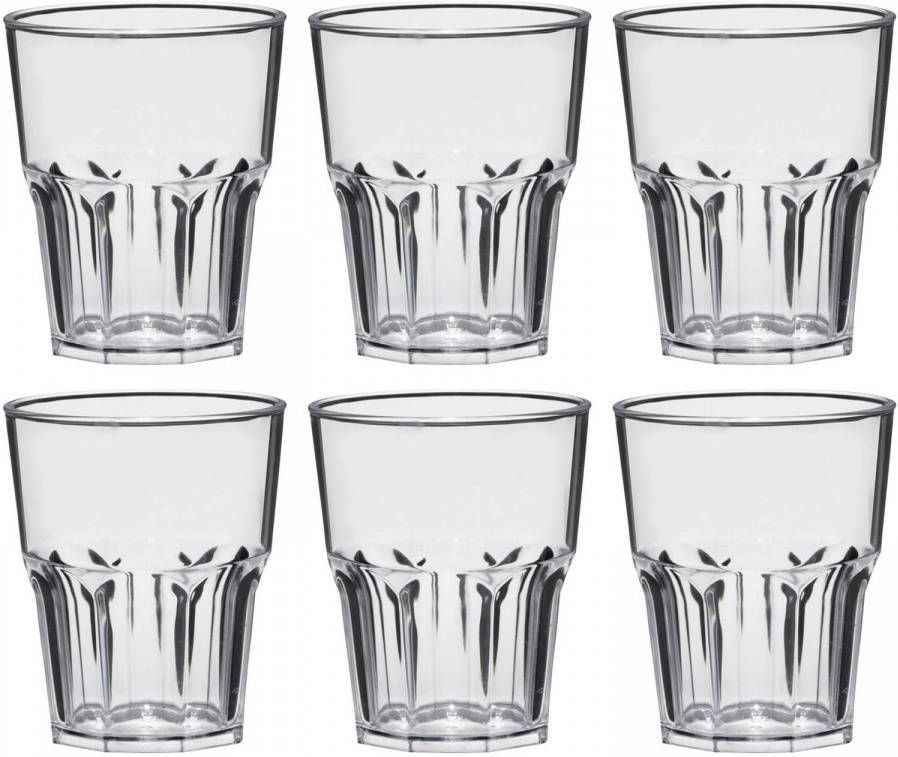 Santex 18x Shotglazen 4 Cl/40 Ml Van Onbreekbaar Transparant Kunststof Shotglazen