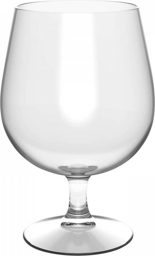 Santex 1x Speciaalbierglazen Transparant 52 Cl/520 Ml Van Onbreekbaar Kunststof Bierglazen