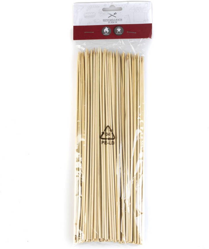 Shoppartners 300x Bamboe Houten Sate Prikkers/spiezen 20 Cm Prikkers(Sate )