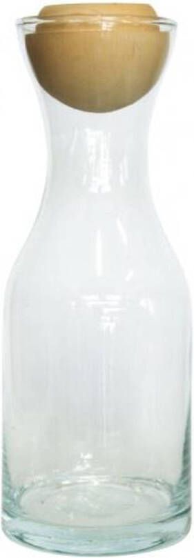 TAK Design Karaf Botto 1, 4 Liter Glas Transparant/wit