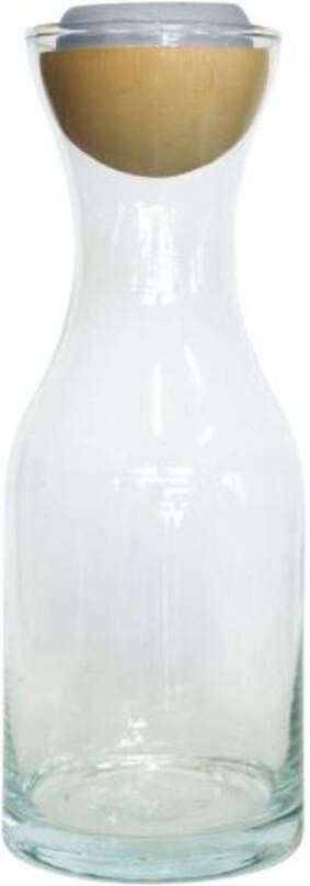 TAK Design Karaf Botto 1, 4 Liter Glas Transparant/wit