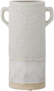 Bloomingville Tarin Vaas Wit Keramiek