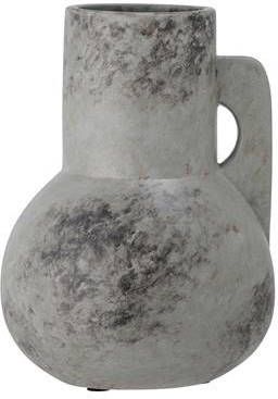 Bloomingville Tias Vaas Grijs Keramiek