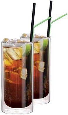Cocktailglazen voor Cuba Libre Dubbelwandig, set van 2 Maxxo