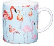 KitchenCraft Set Van 4 Espresso Kopje Flamingo 80ml online kopen