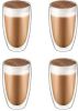 Krumble Latte Macchiato glas dubbelwandig 400ml set van 4 online kopen