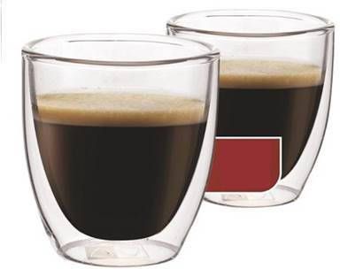 Maxxo Espressoglazen Dubbelwandig, Set Van 6 online kopen