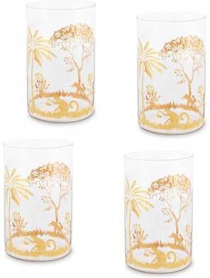 Pip Studio Longdrinkglazen Set van 4 Goud La Majorelle 360ml