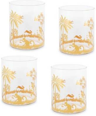 Pip Studio Waterglazen Set van 4 Goud La Majorelle 250ml