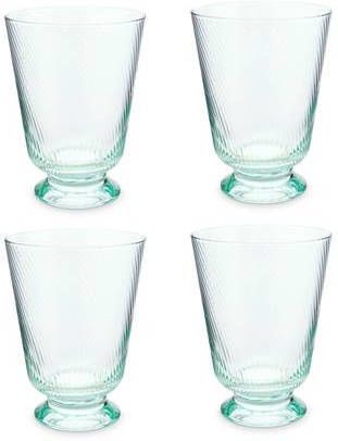 Pip Studio Waterglazen Set van 4 Groen 360ml