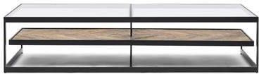 Rivièra Maison Salontafel 'Graydon' Essenhout en Glas, 180 x 80cm
