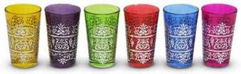 Safaary Marokkaanse Theeglazen Set van 6 Ifrane