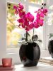 KLiNGEL Orchidee in zwarte vaas Wit online kopen