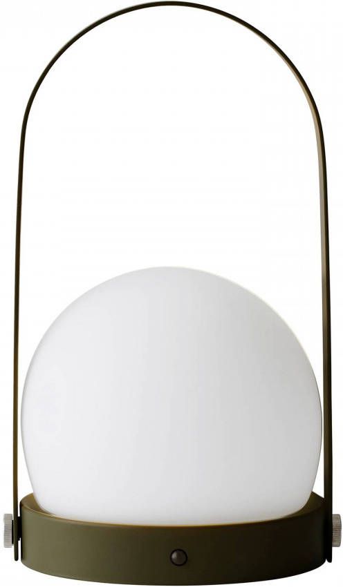 Menu Carrie LED sfeerlamp, oplaadbaar, olive