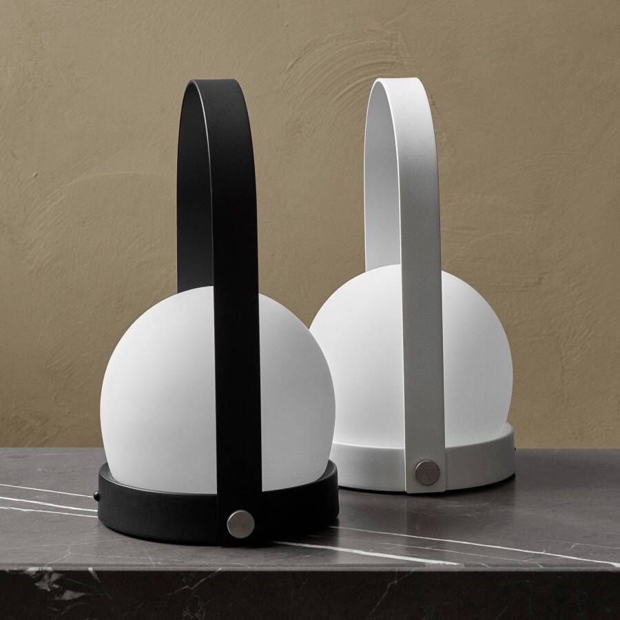 Menu Carrie LED sfeerlamp, oplaadbaar, zwart