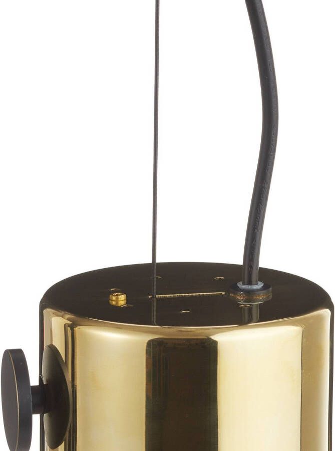 Menu JWDA hanglamp van messing en opaalglas