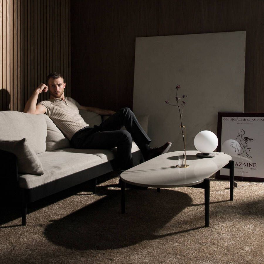 Menu TR Bulb tafellamp 22cm marmer/opaal mat