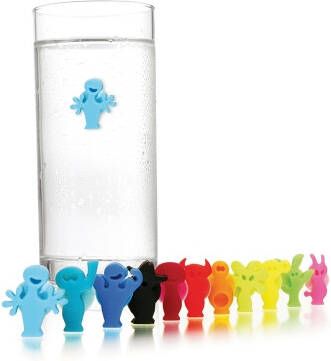 Vacu Vin Vacuvin Glass Markers Party People Set Van 12 Stuks