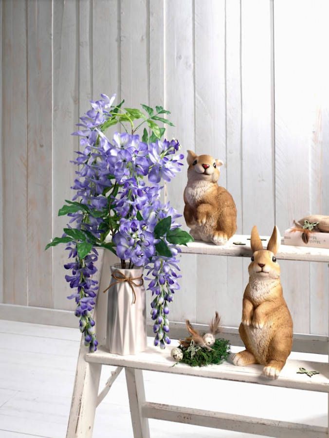 KLiNGEL Goudenregen in vaas Paars