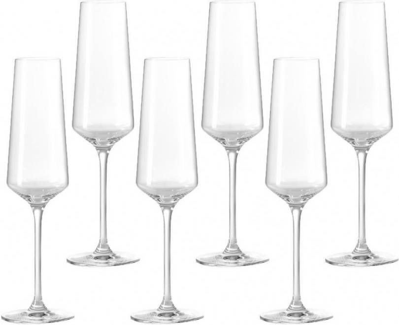 leonardo Champagneglas set van 6 Puccini, set van 6