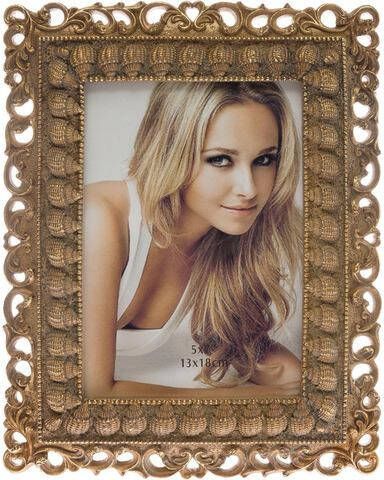 Myflair Möbel & Accessoires Fotolijstje Josefina groot, goud Fotolijstje in pronkerige look, fotoformaat 13x18 cm
