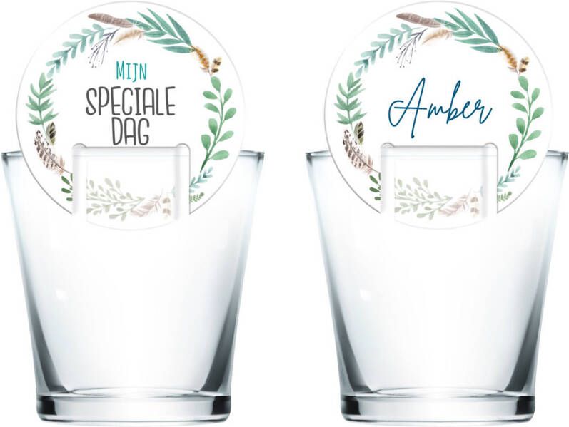 Confetti Glasmarkers mijn speciale dag 10 stuks | communie