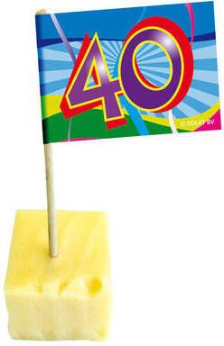 Feestbazaar Coctailprikkers 40 jr.(50 st )