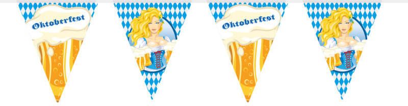 Shoppartners Oktoberfest Bierpullen Vlaggenlijn 10 Meter