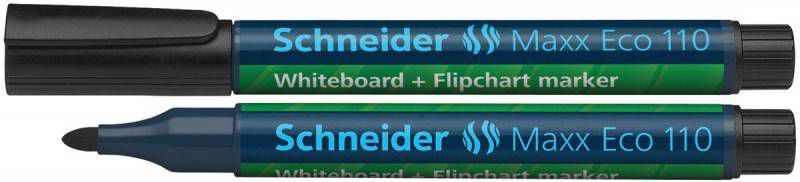 OfficeTown Boardmarker Schneider Maxx Eco 110 Navulbaar Ronde Punt Zwart