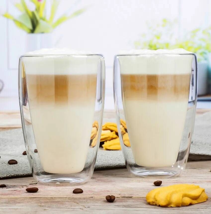 Shoppartners Premium Latte Macchiato Glazen 2 Stuks