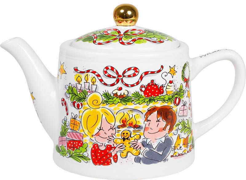 Blond Amsterdam Merry Christmas theepot 1, 5 liter