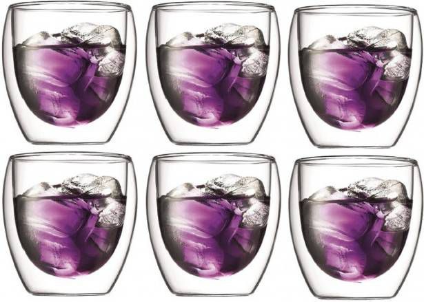 Theeglas dubbelwandig - 380 ml - Grootste van NL
