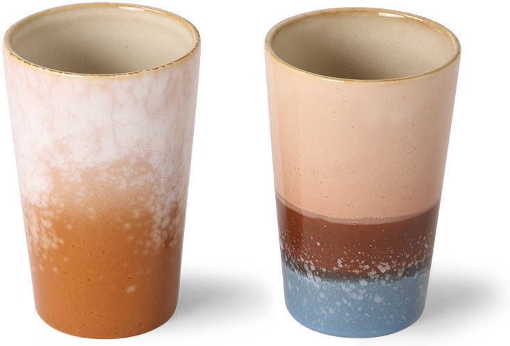 hkliving Thee mok (set van 2) CERAMIC 70&#039;S
