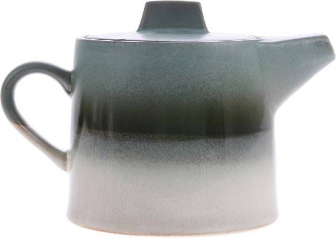 HKliving 70's Theepot Keramiek Glacier 14 x 22,5 x 14 cm - Glazen.shop