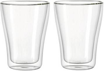 Leonardo Duo Dubbelwandige Latte Macchiato Glazen Set van 2 H13 cm