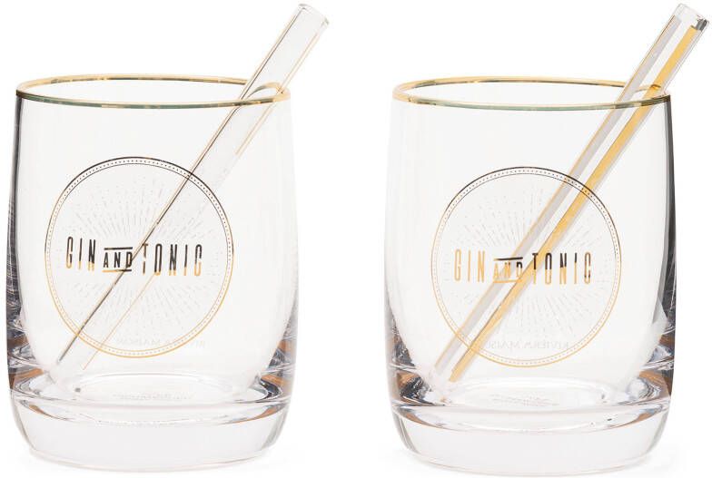 Riviera Maison gin & tonic set Le Club(set van 2 )