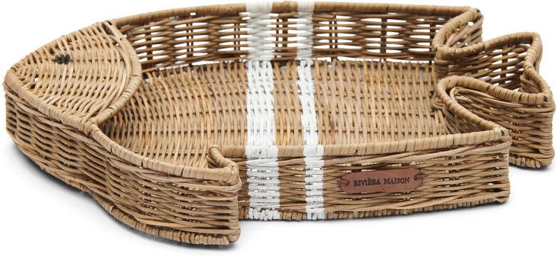 Rivièra Maison Rustic Rattan Happy Fish Dienblad