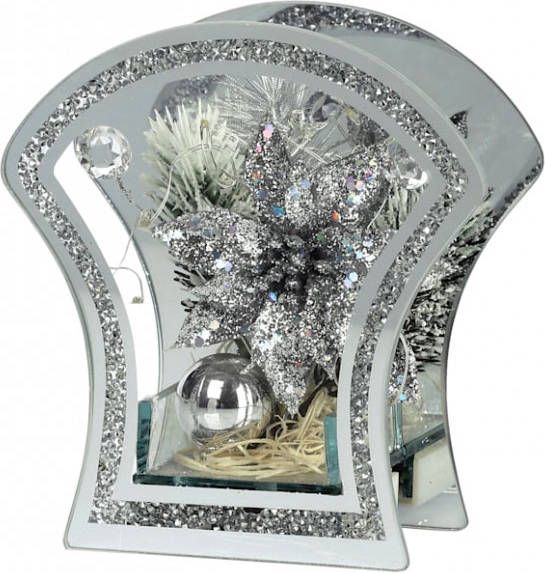 KLiNGEL Lenddecoratie Kerstster Zilverkleur